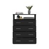 PAGED Dresser for Bedroom 4 Drawers Dresser with Superior Top and One Open Shelf for Living Room, Hallway - 2 of 4