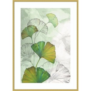 Amanti Art Ginkgo II by Eva Watts Wood Framed Wall Art Print - 1 of 4