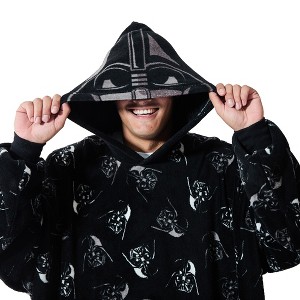 Star Wars Spaceships All-Over Print BlackHooded Wearable Oversize Blanket-OSFA - 1 of 4