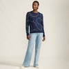 Lands' End Women's Fine Gauge Cotton Crewneck Sweater - 4 of 4