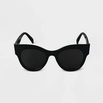 Women's Cateye Sunglasses - A New Day™ Black