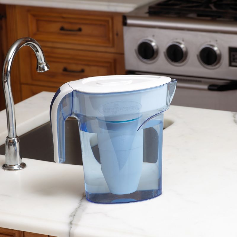 ZeroWater 7 Cup Pitcher with Ready-Pour + Free Water Quality Meter, 2 of 9