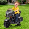 Jojoka Kids Electric Ride On Motorcycle for Toddlers, 3km/h Safe Speed, Forward Only, Fun Sounds, Durable Plastic, Easy Operation - 3 of 4