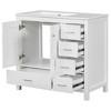 YOOCOZZ 36 inch Bathroom Vanity with Ceramic Sink Combo, Abundant Storage Cabinet -2 Soft-close doors & 5 drawers - 3 of 4