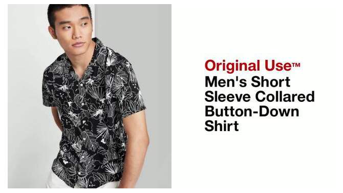 Men&#39;s Short Sleeve Collared Button-Down Shirt - Original Use&#8482;, 2 of 5, play video