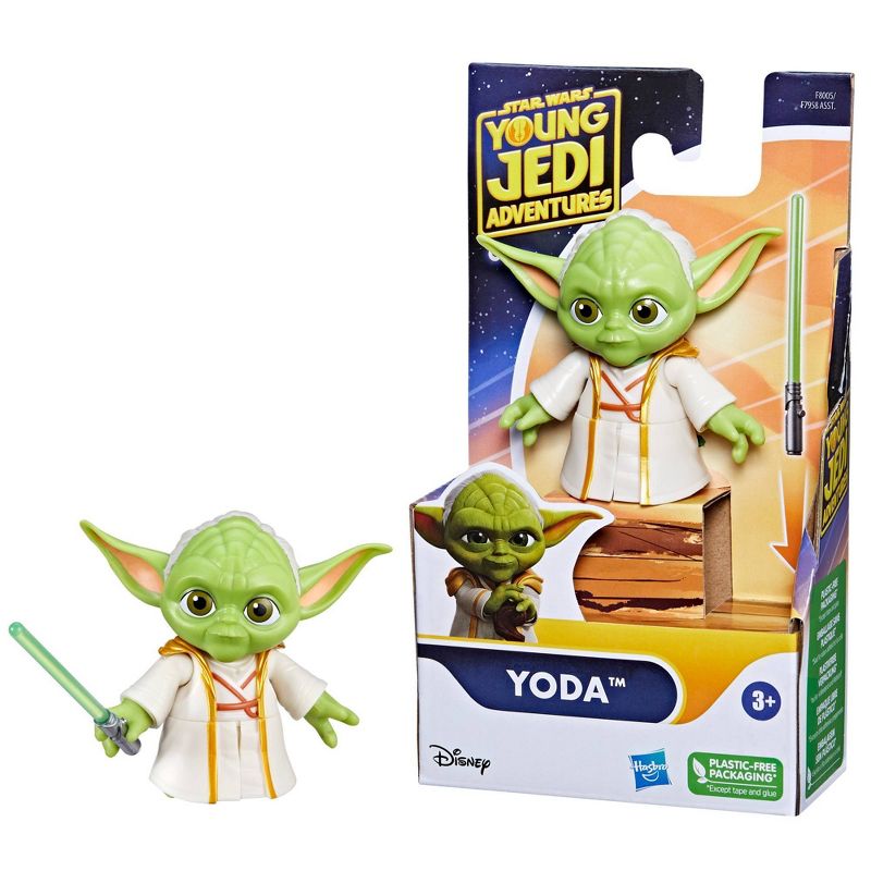 Star Wars Young Jedi Adventures Yoda Action Figure, 1 of 9