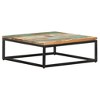 vidaXL Coffee Table Set of 2 Multicolor Reclaimed Wood Small - 4 of 4