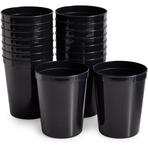 Yocup Company: Yocup 16 oz Black Microwavable Plastic Bowl With Clear Lid  Combo - 1 case (300 set)