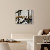 Art Remedy Golden Swirls Modern Minimal Abstracts Framed - 2 of 4