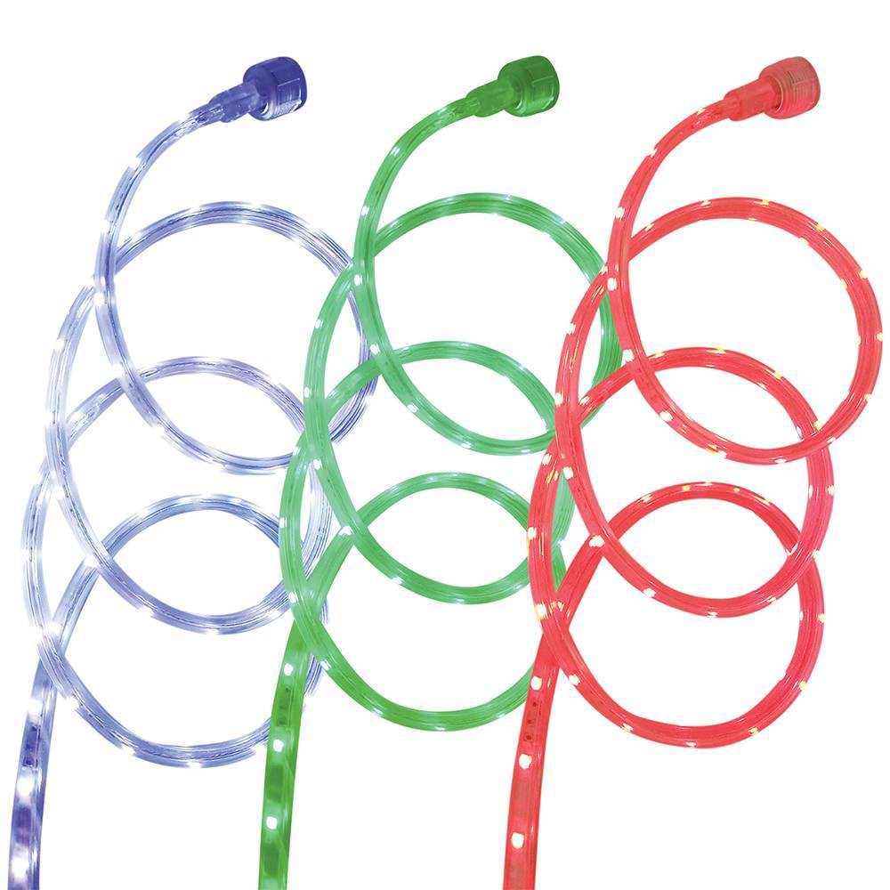 GT-Lite 16' LED Flat Rope Light with Color Changing RGB Covers upto 160' Suitable for Indoor/Outdoor