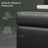 Leather Storage Ottoman Bench, Mid-Century Modern Storage Bench for Bedroom, Entryway End of Bed Bench with Stitching, Safety Hinges, Loads 680 Lb - 4 of 4