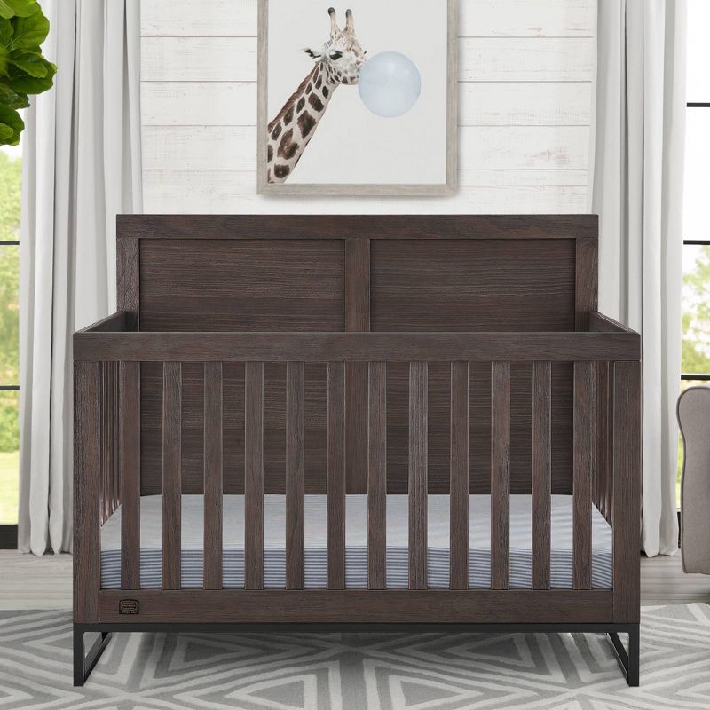 Simmons Kids' Foundry 6-in-1 Convertible Baby Crib, 3 of 21