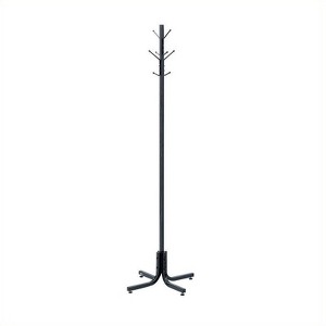 Steel Standing Coat Rack in Black-Safco - 1 of 1