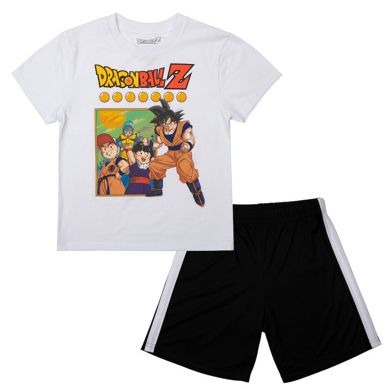 Dragon Ball Z Boys 3-Pack Set - Includes Two Tees and Mesh Shorts, 2 of 7