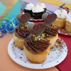 Brown University Primary Logo Heart Love Cupcake Picks Toppers Decoration Set of 6 - 4 of 4