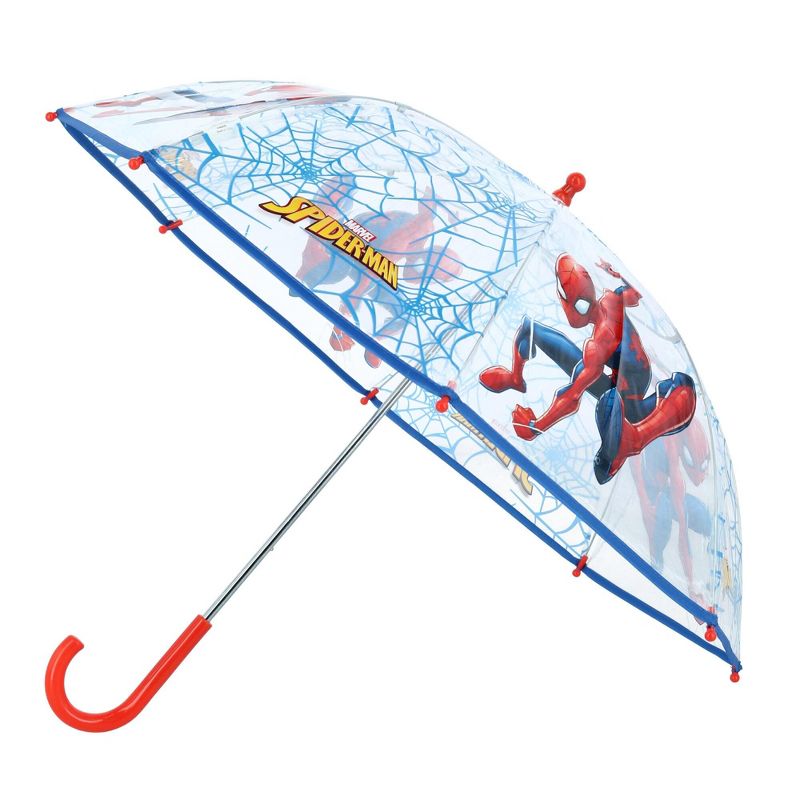Textiel Trade Marvel Kid's Spiderman Transparent Stick Umbrella, 2 of 4
