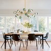 Rennnsan Tessora 40" W 15 -Light Dimmable Mid-Century Sputnik Chandelier in Black & Brass - 4 of 4