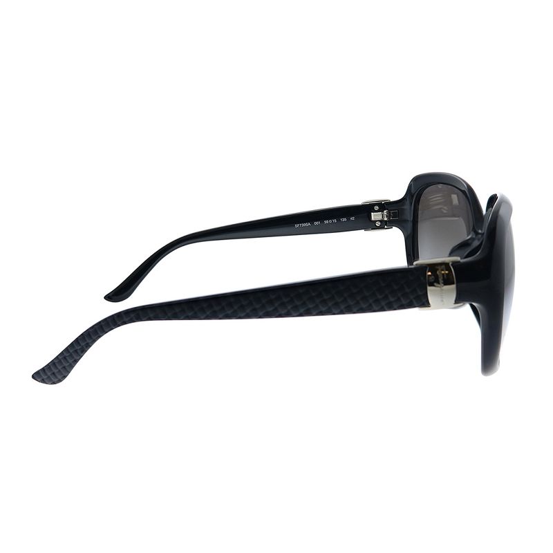 Salvatore Ferragamo SF 739SA 001 Womens Rectangle Sunglasses Black 59mm, 3 of 4