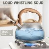 Itopfox Tea Kettle with Wood Pattern Handle, Loud Whistle, Food Grade Stainless Steel, Anti-Hot Handle, Rust-Resistant, Suitable for All Heat Sources - 4 of 4