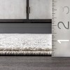 Nuloom Aria Geometric 3x5 Accent Indoor Area Rug for Living Room Bedroom Dining Room Entryway Kitchen, Off White - 3 of 4