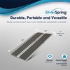 Silver Spring Mobility and Utility Ramp, 4 Foot Long Single Folding Textured Grit Traction Surface, 600 lb Capacity with 2 Inch Side Rails, Silver - 3 of 4