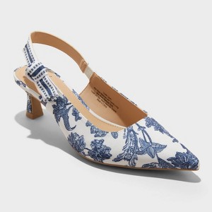 Women's Milan Slingback Heels - A New Day™ - 1 of 4