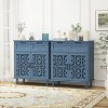 TIRAMISUBEST 2 Door 2 Drawer Cabinet, American Furniture, Suitable for Bedroom, Living Room, Study - 3 of 4