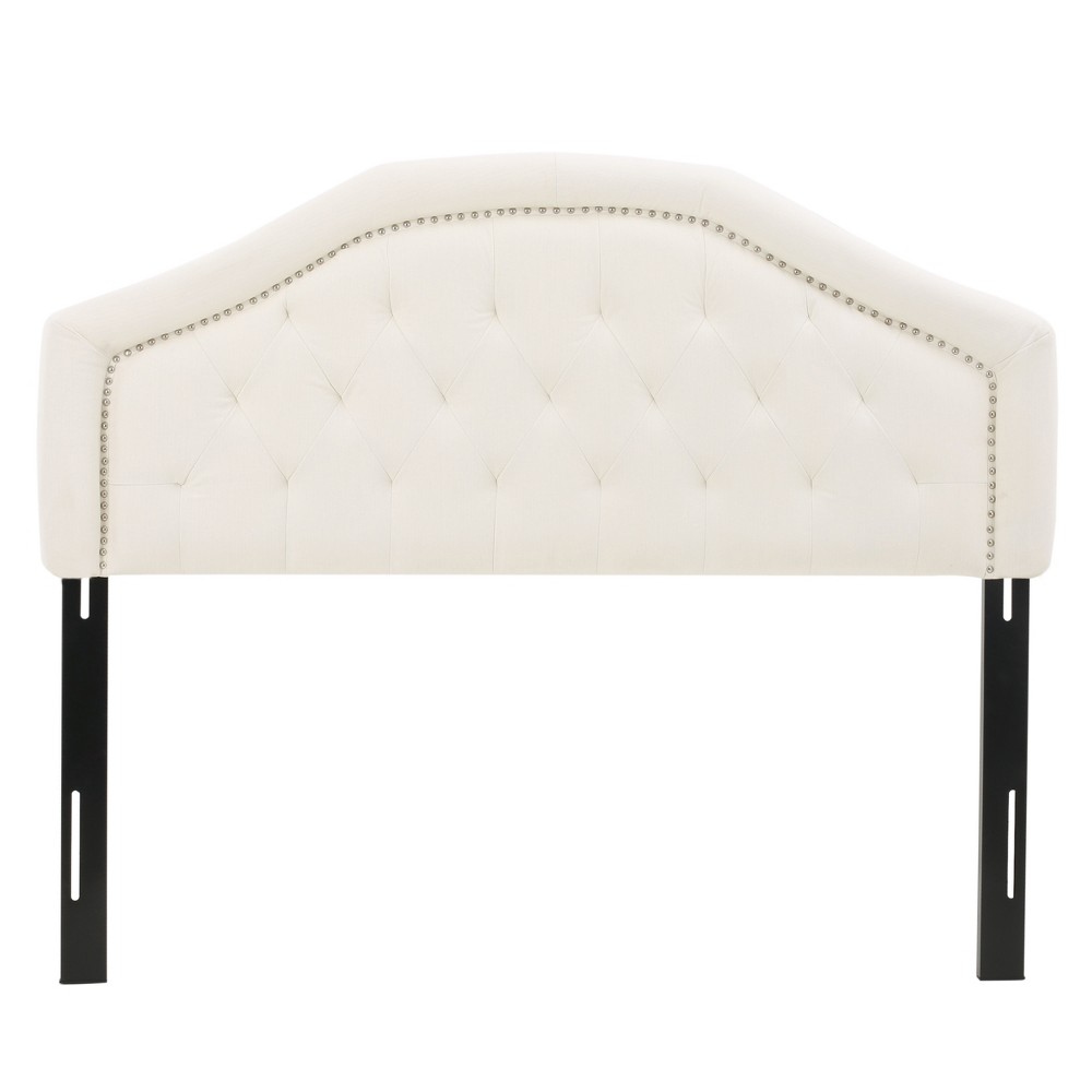 Photos - Bed Frame Queen/Full Killian Headboard Ivory - Christopher Knight Home