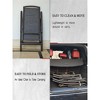 26.75Folding Patio Chairs Set of 2, Aluminium Frame Reclining Sling Lawn Chairs with Adjustable High Backrest, Patio Dining Chairs for Outdoor - 4 of 4