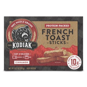 Kodiak Protein-Packed Frozen Cinnamon French Toast Sticks - 14.5oz - 1 of 4