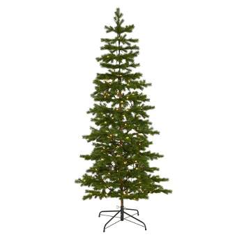Nearly Natural 6.5' Big Sky Spruce Prelit LED Multifunction Light Artificial Christmas Tree