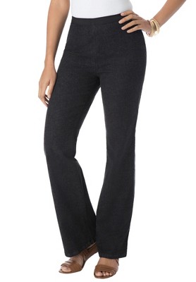 Jessica London Women's Plus Size Stretch Denim Bootcut Jegging