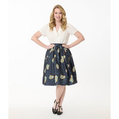 Unique Vintage Women's Gellar Swing Skirt