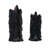 Transpac Resin 8.25 in. Black Halloween Creepy Candle Set of 2 - 4 of 4