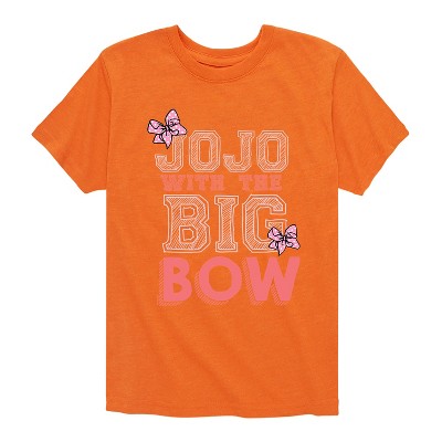JoJo Siwa Big Bow Jojo Short Sleeve Graphic T-Shirt - Heather Orange - 4T