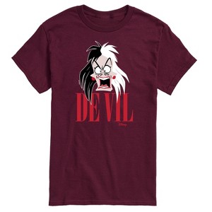 Men's - Disney Villains - Valentine's Day Short Sleeve Graphic T-Shirt - 1 of 4