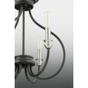 Progress Lighting, Whisp Collection, 3-Light Semi-Flush, Graphite, Convertible, No Shade - 4 of 4