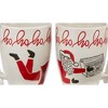 tagltd Hohoho Santa Mug with Spoon 12oz Red Bone China Christmas Drinkware 4.5in H x 3.5in Dia Dishwasher Safe - 2 of 2