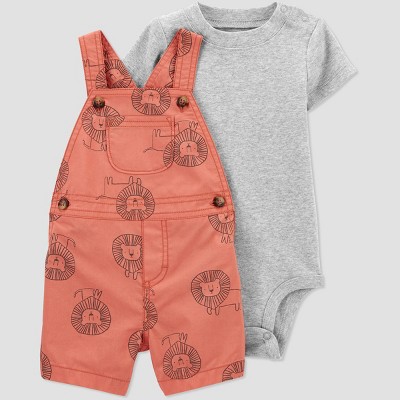 Carter's Just One You® Baby Boys' Lion Top & Bottom Set - Red 3M