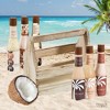 Freida & Joe  Tropical Milky Coconut Fragrance Bath & Body Collection in Wooden Caddie Gift Set Luxury Body Care - 4 of 4