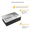 Karl Home 30 x 22 in. Drop In 304 Stainless Steel Sink Kitchen with Protector - 3 of 4