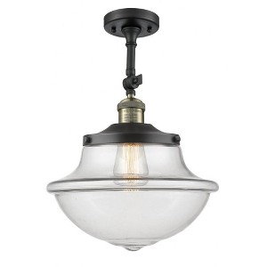 Oxford - 1 Light Adjustable Semi-Flush Mount In Traditional Style-15.5 Inches Tall and 11.75 Inches Wide - 1 of 1