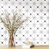 Tempaper & Co.® Zodiac Removable Peel and Stick Wallpaper, Gloss White, 28 sq. ft.: Vinyl, Self-Adhesive, Geometric Pattern - image 3 of 3