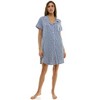 Derek Heart Woman's Lushluxe 36" Notched Collar Nightgown (Juniors & Women) - 4 of 4