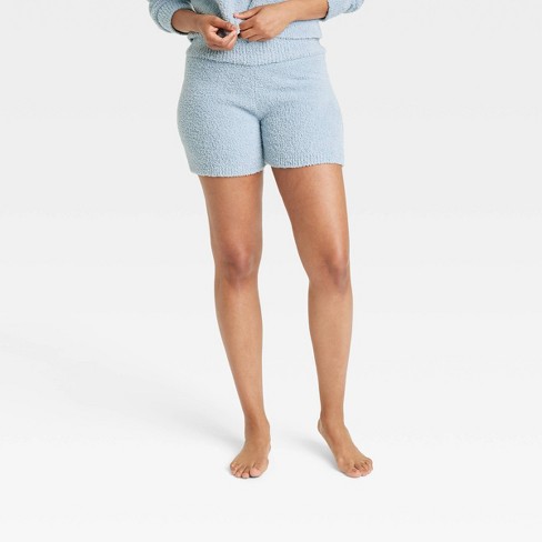 Women's Cozy Yarn Shorts - Stars Above™ Blue Xxl : Target