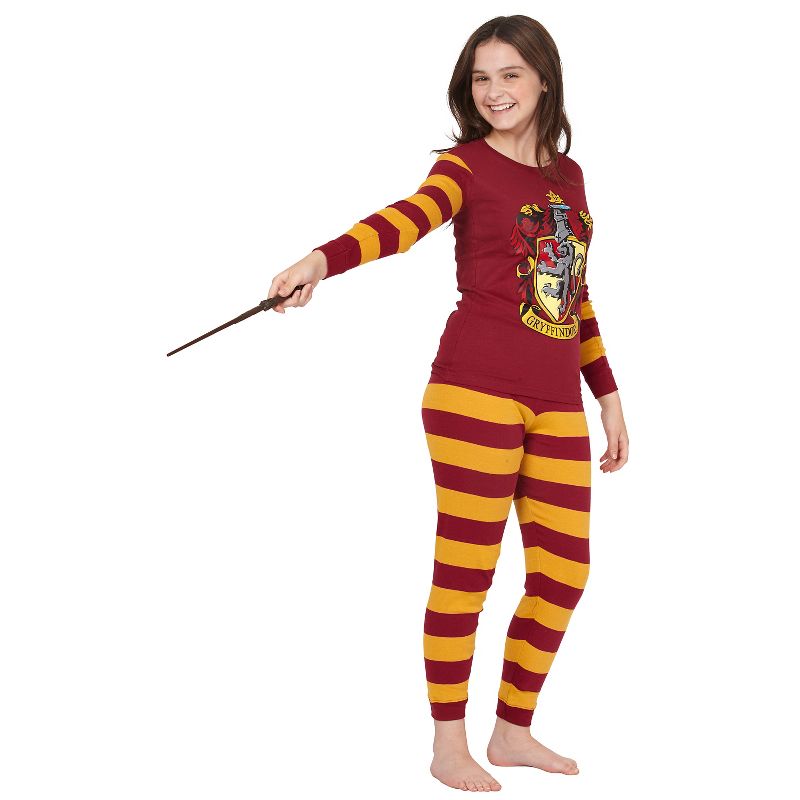 Intimo Harry Potter Kids All Houses Crest Pajamas, 4 of 6