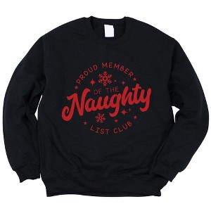 Simply Sage Market Women's Graphic Sweatshirt Proud Member Naughty Club - 1 of 4