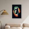 Art Remedy Distortion in Typefaces Contemporary Shapes Abstract Wall Art Framed - 2 of 4