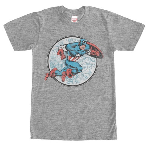 Men s Marvel Captain America Battle T shirt Target