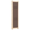 vidaXL 4-Panel Room Divider Brown 62.9 inches x66.9 inches x1.6 inches  Fabric - 4 of 4